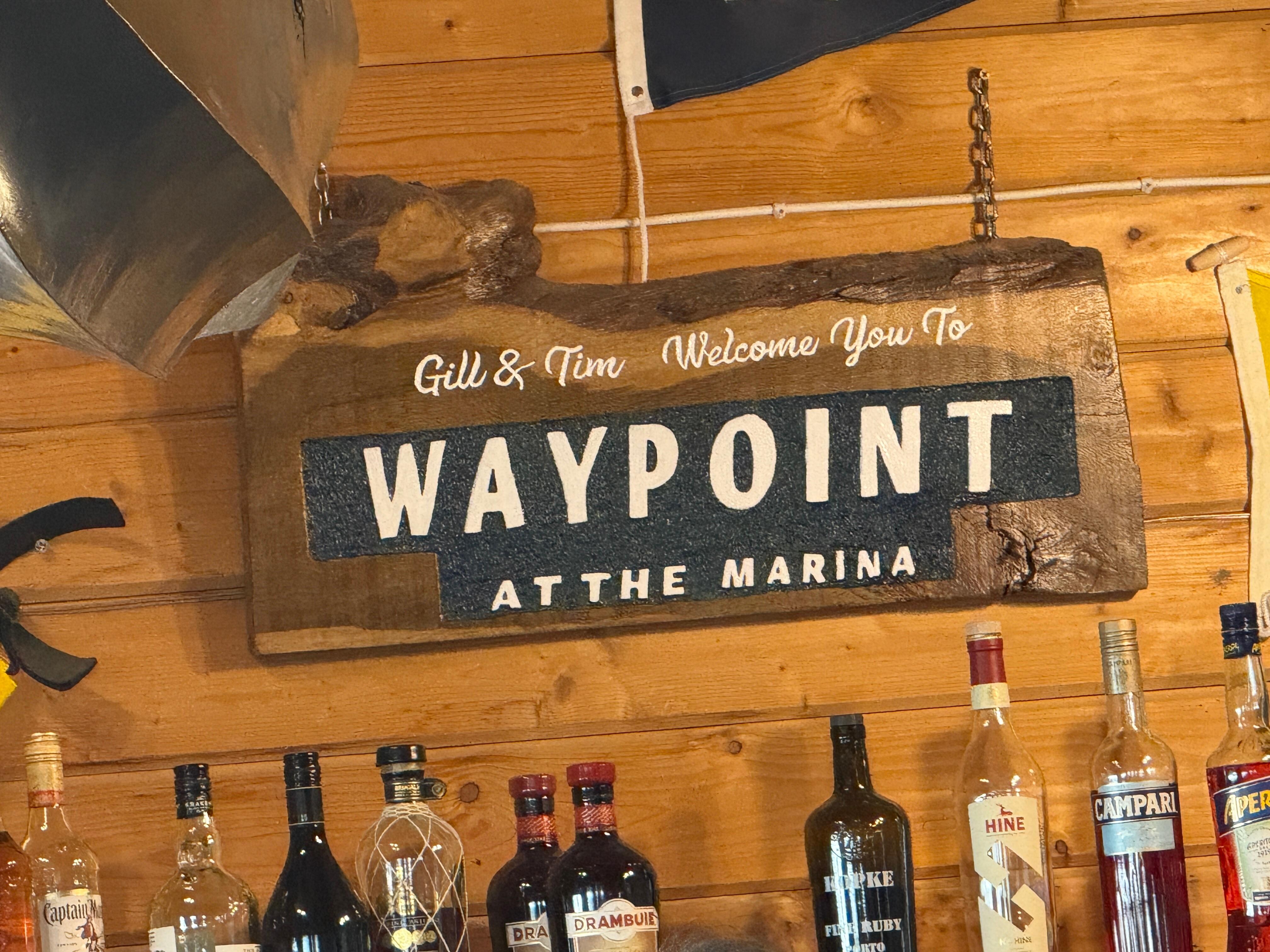 Get a water taxi to the waypoint