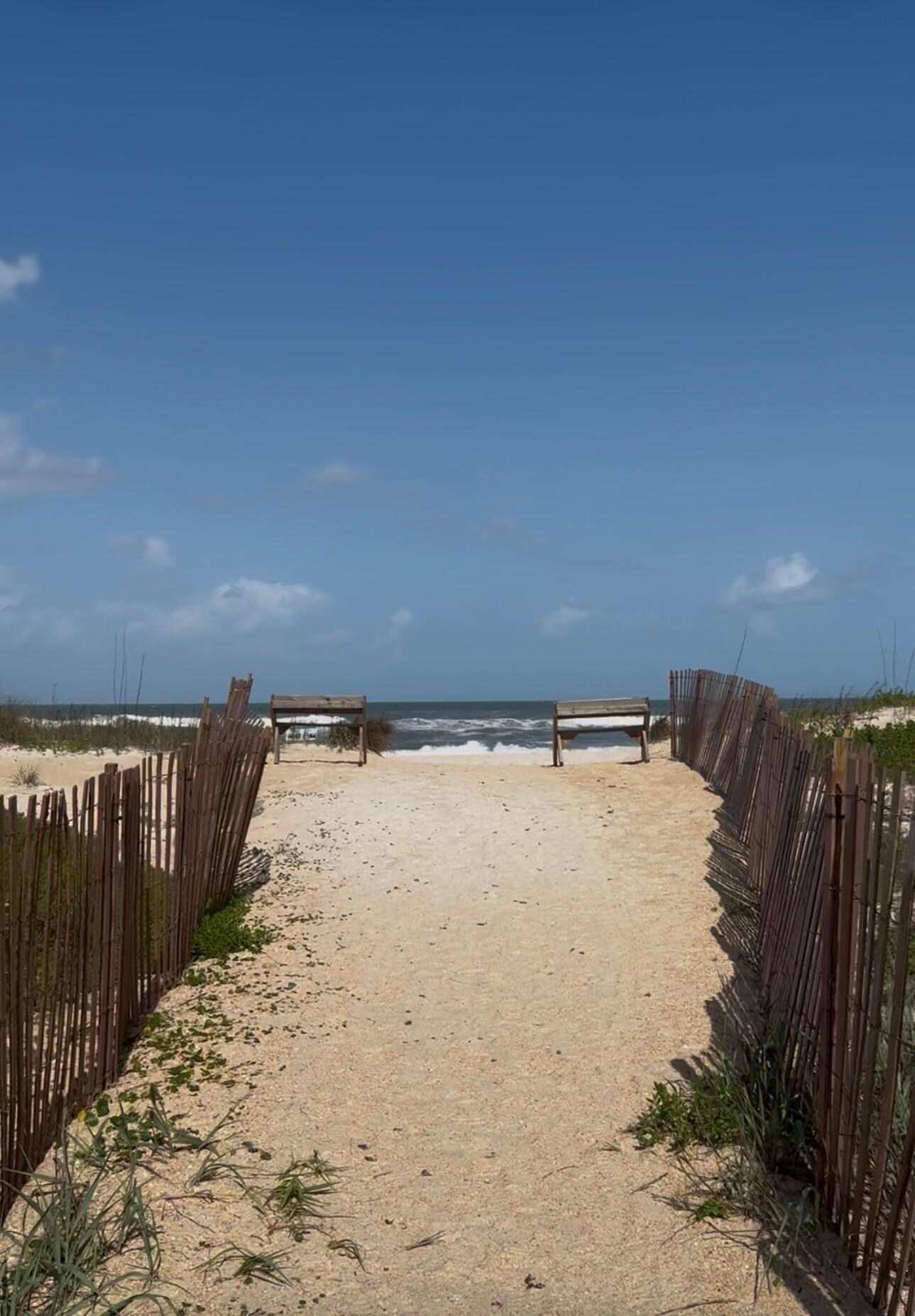Four minutes walk to the beach. 