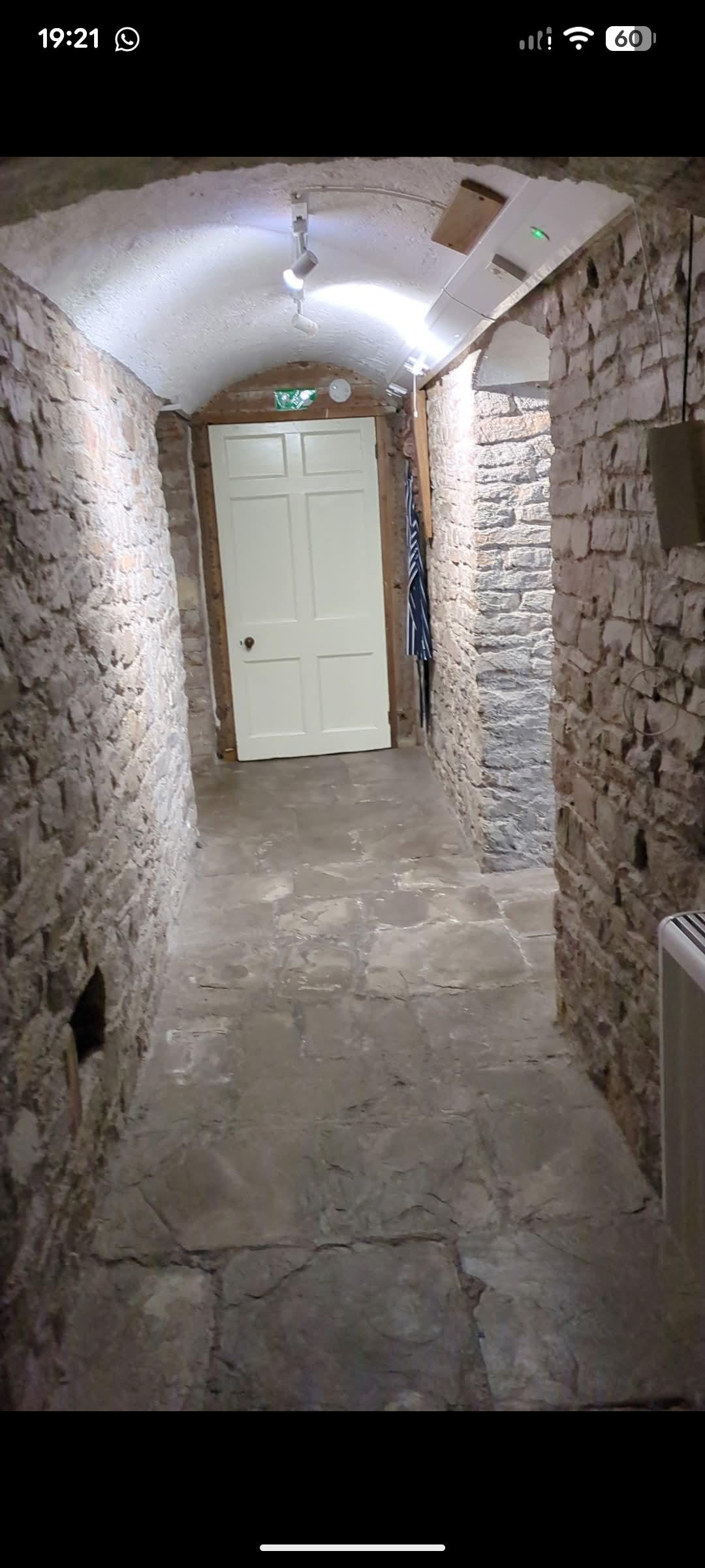 Hall to bathroom 