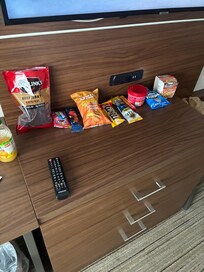 We got snacks to add to our fun night