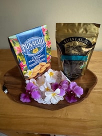 We received a very nice welcome gift along with a box of chocolates.