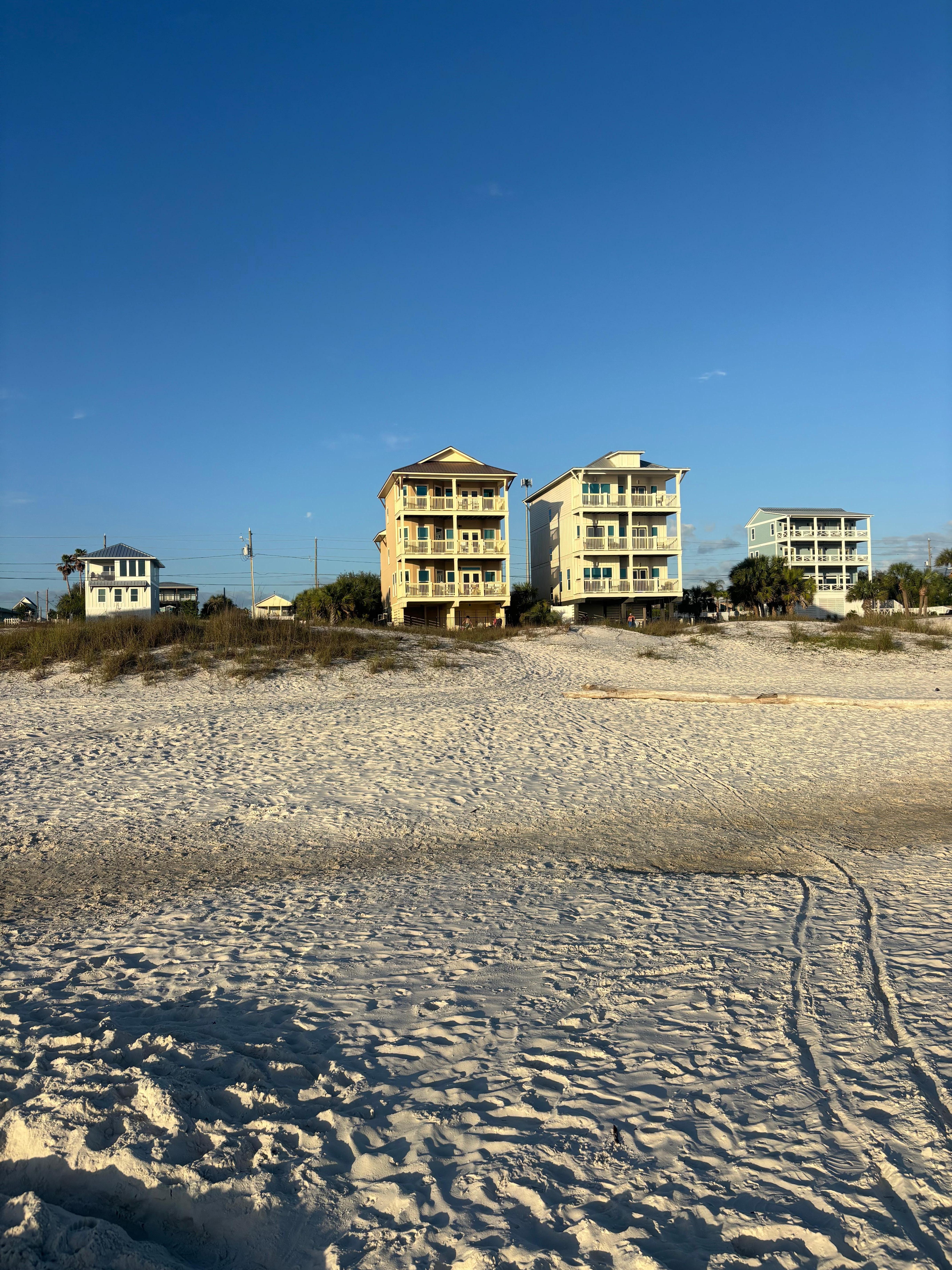 View from the beach. 