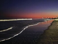 Beautiful beach just 2 blocks walk!