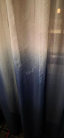 Dirty curtains 2nd room