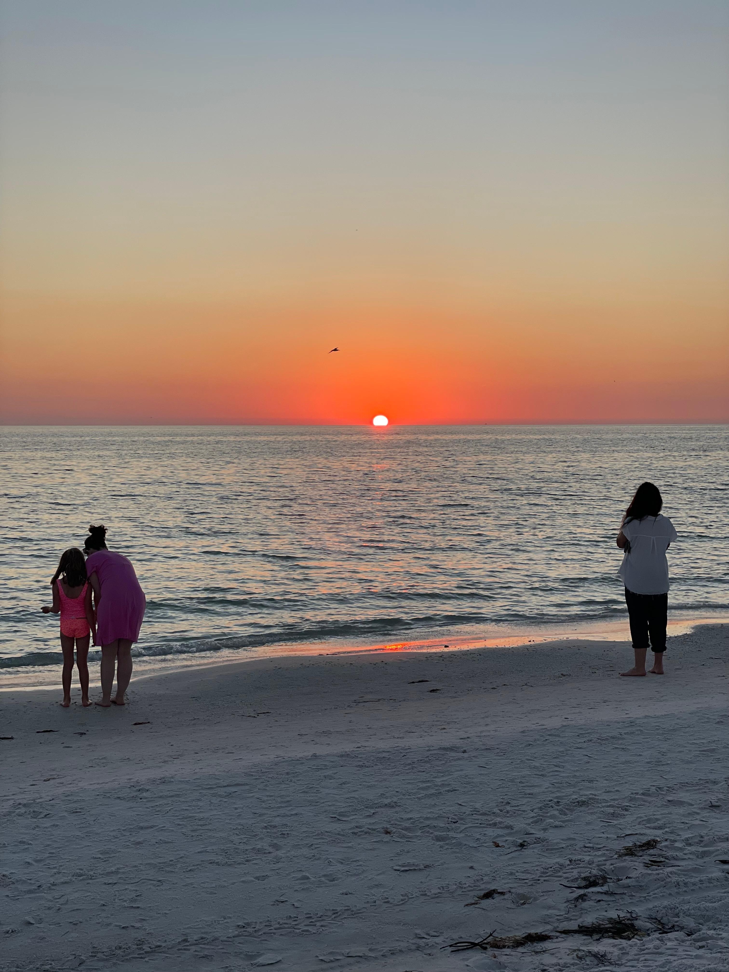 Beautiful nightly sunsets just a few feet from your door.