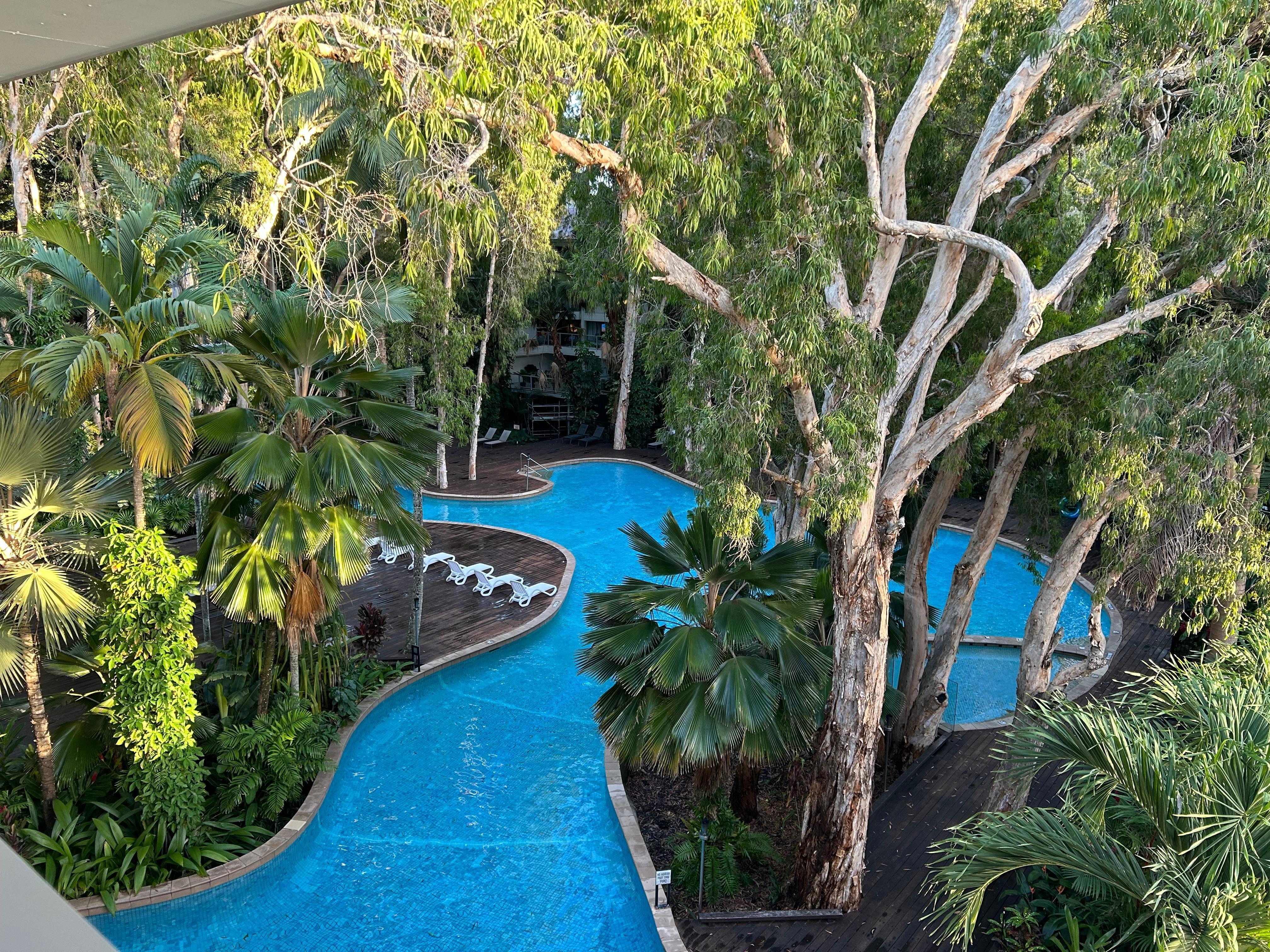 View from our balcony