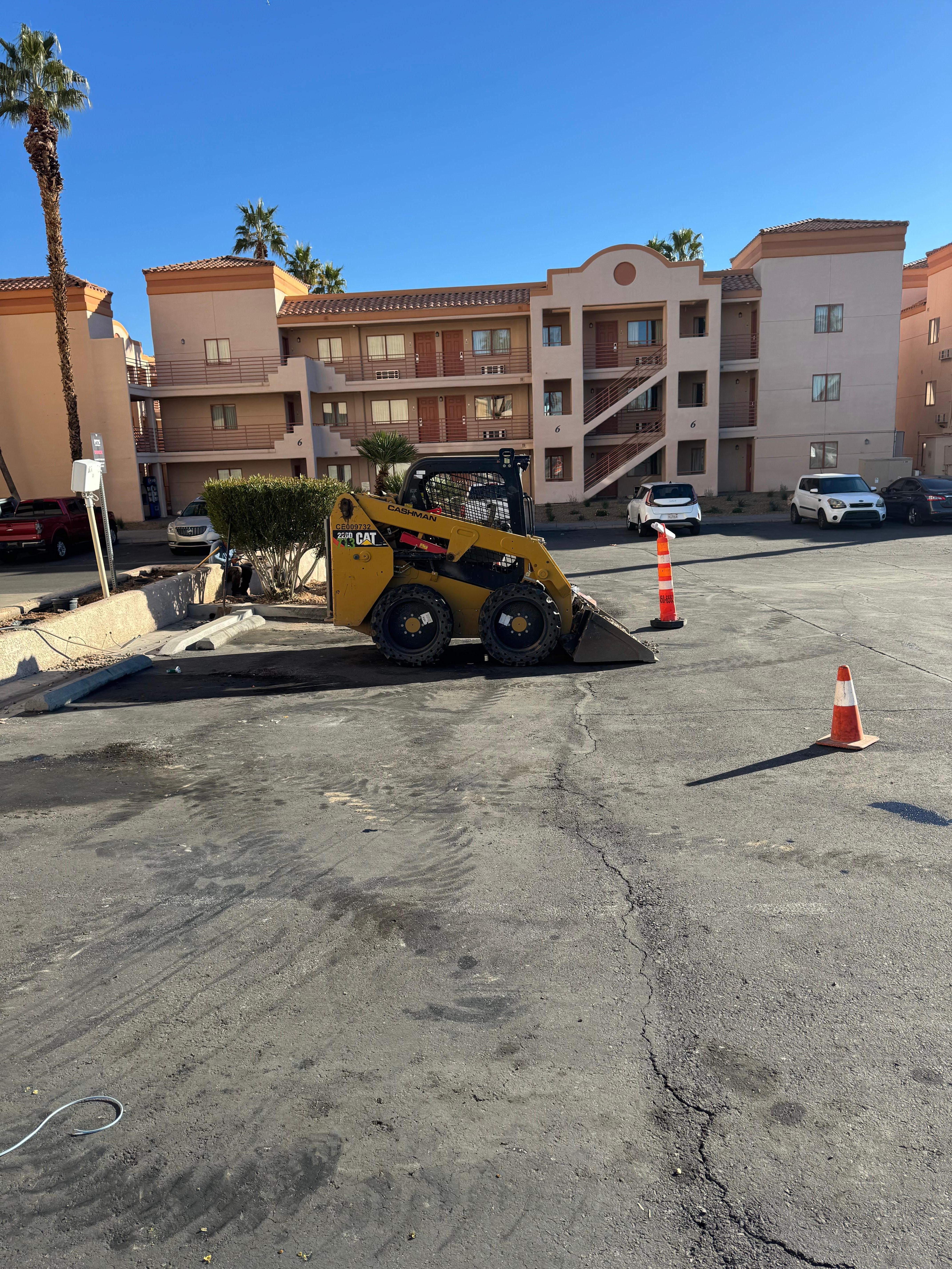 Construction in the front contd.