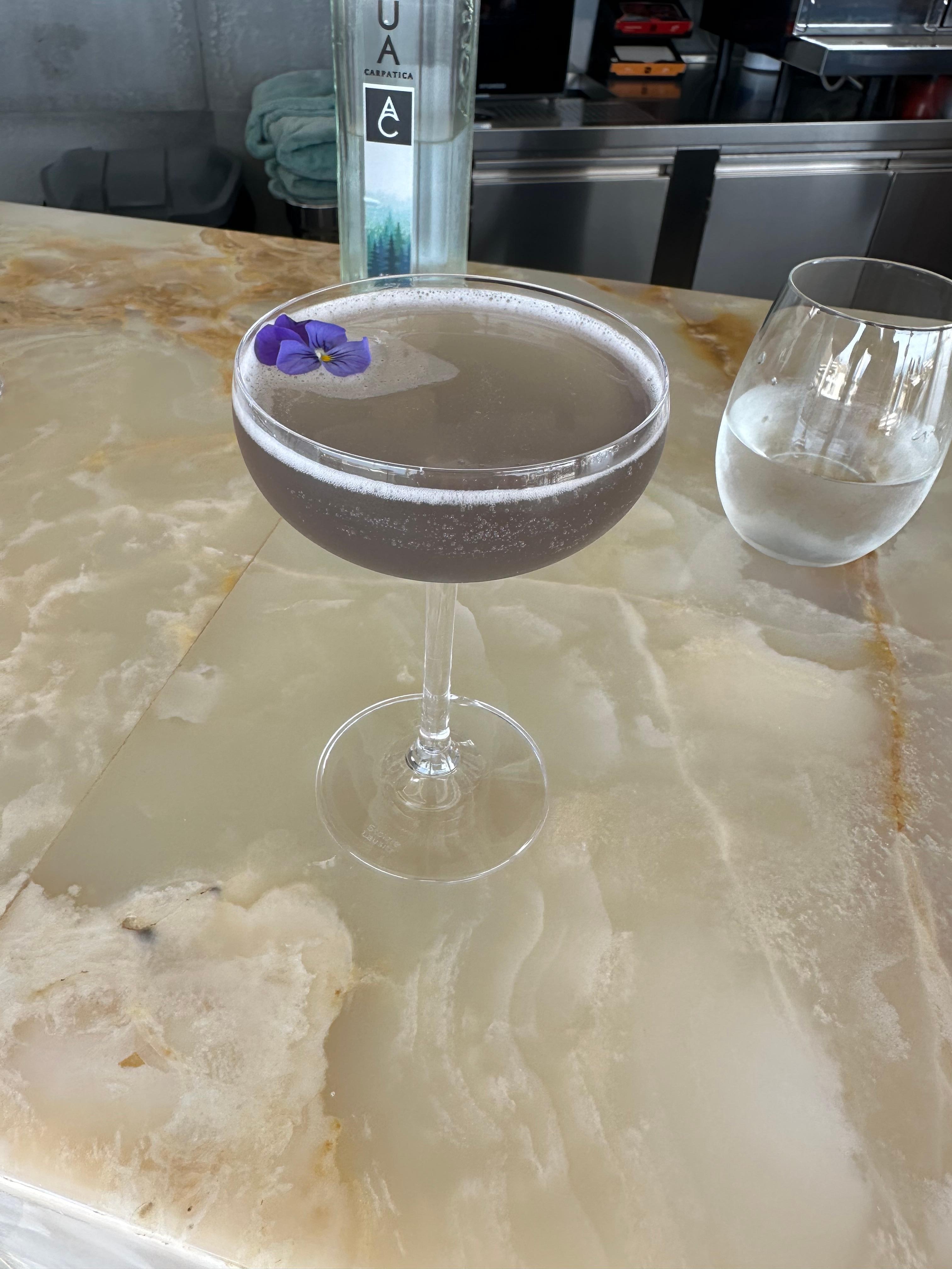 The ultra violet cocktail… so good!