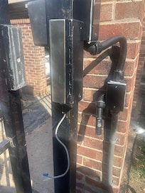 Broken gate lock