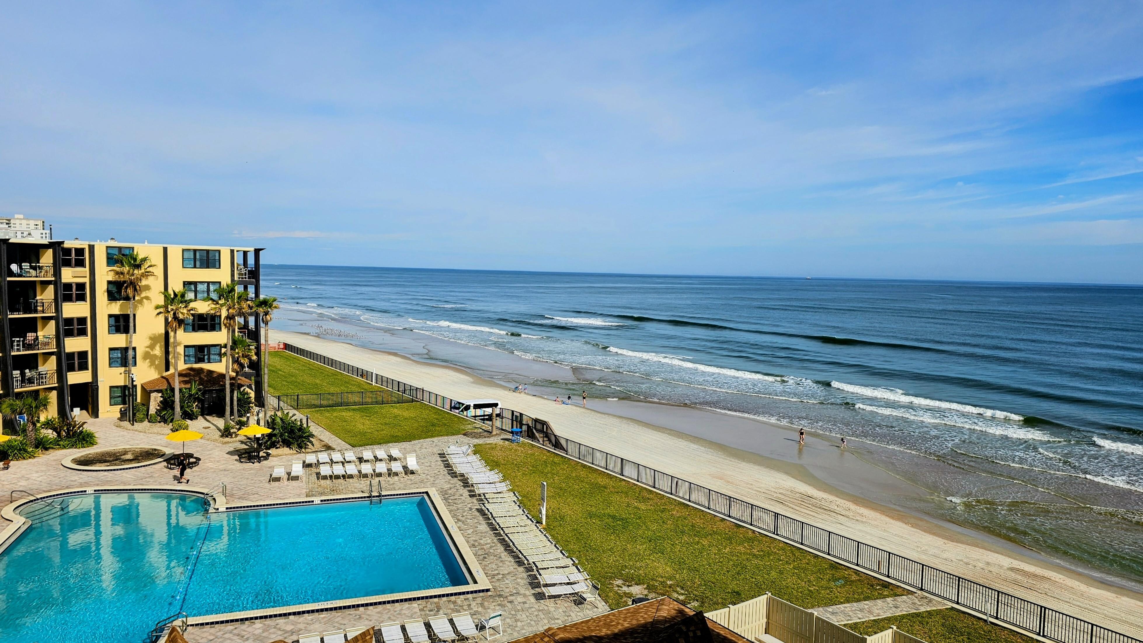 Beautiful views for miles down the beach