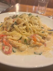 Delicious food from GB across from hotel