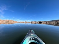 Kayaking through the granite dells at Watson lake. A highlight of the trip!