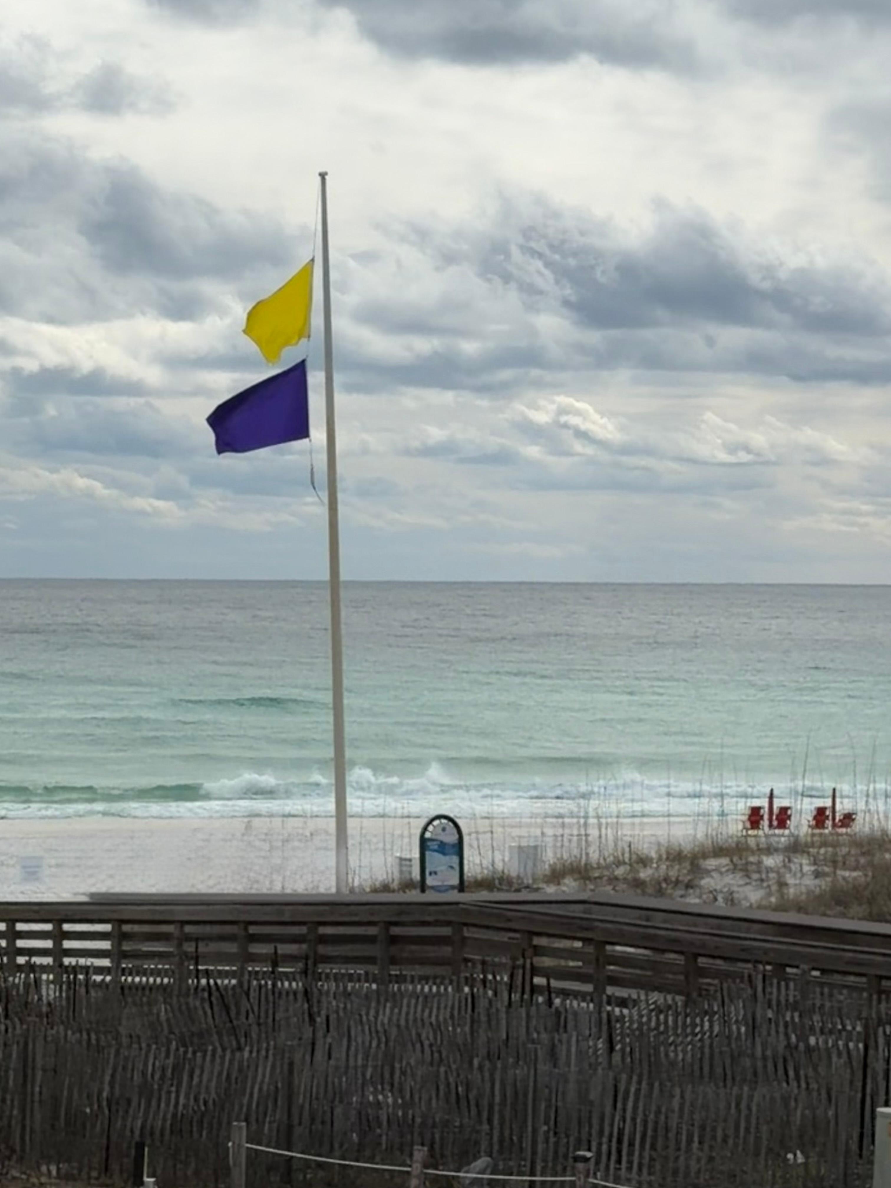 View from the balcony - perfect! 