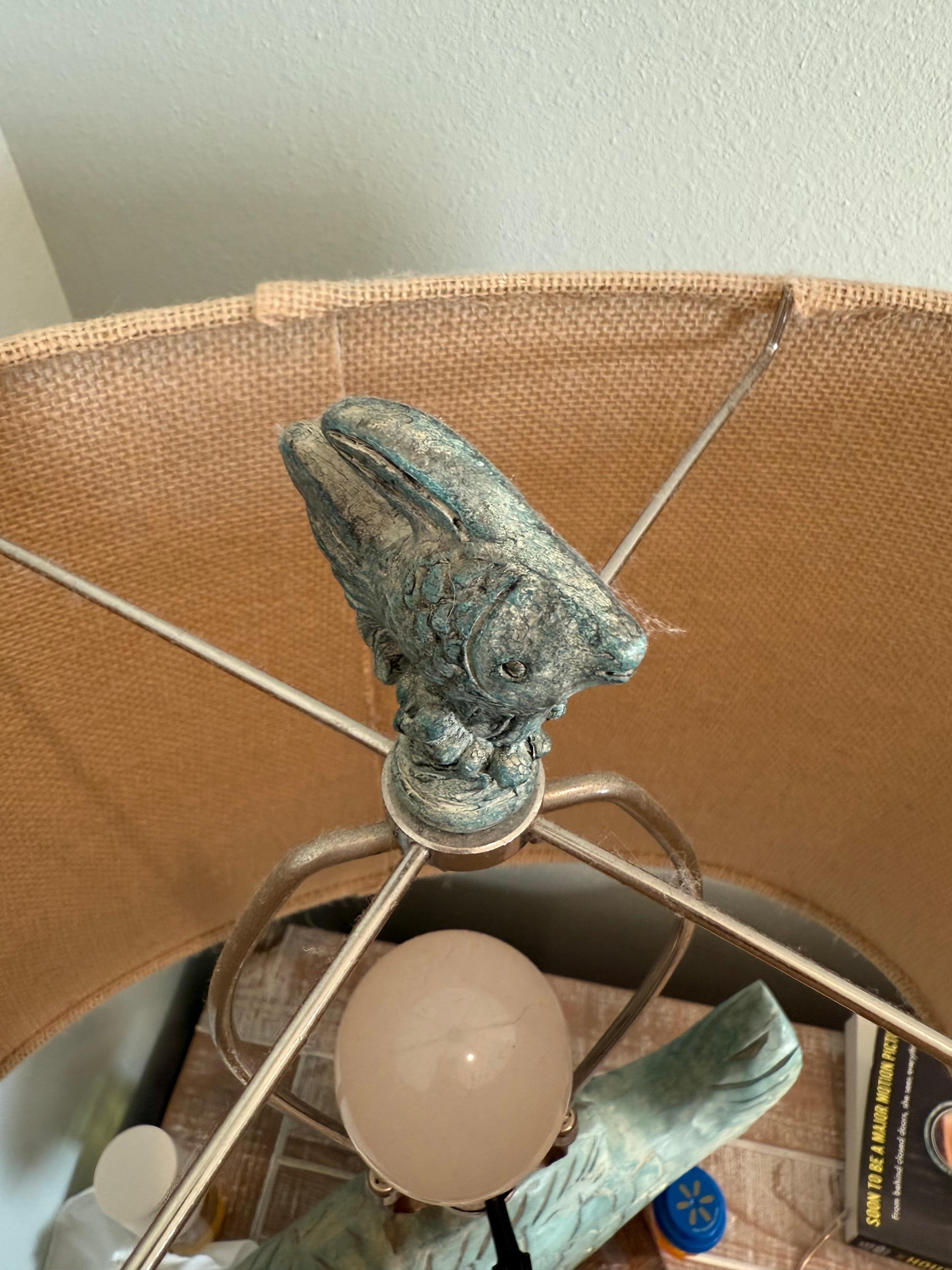 Dust on lamps you can see they had not been cleaned in awhile 