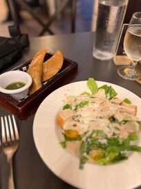 Cesar Salad & “Ribeye Turnover” absolutely not what was described in the menu.