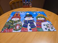 Bought a Jigsaw puzzle at the Five & Dime (left in cabin for others to enjoy)