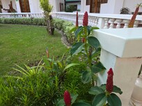 Beautiful and well kept gardens.