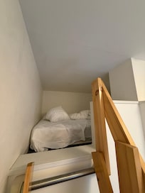 Loft area with bed