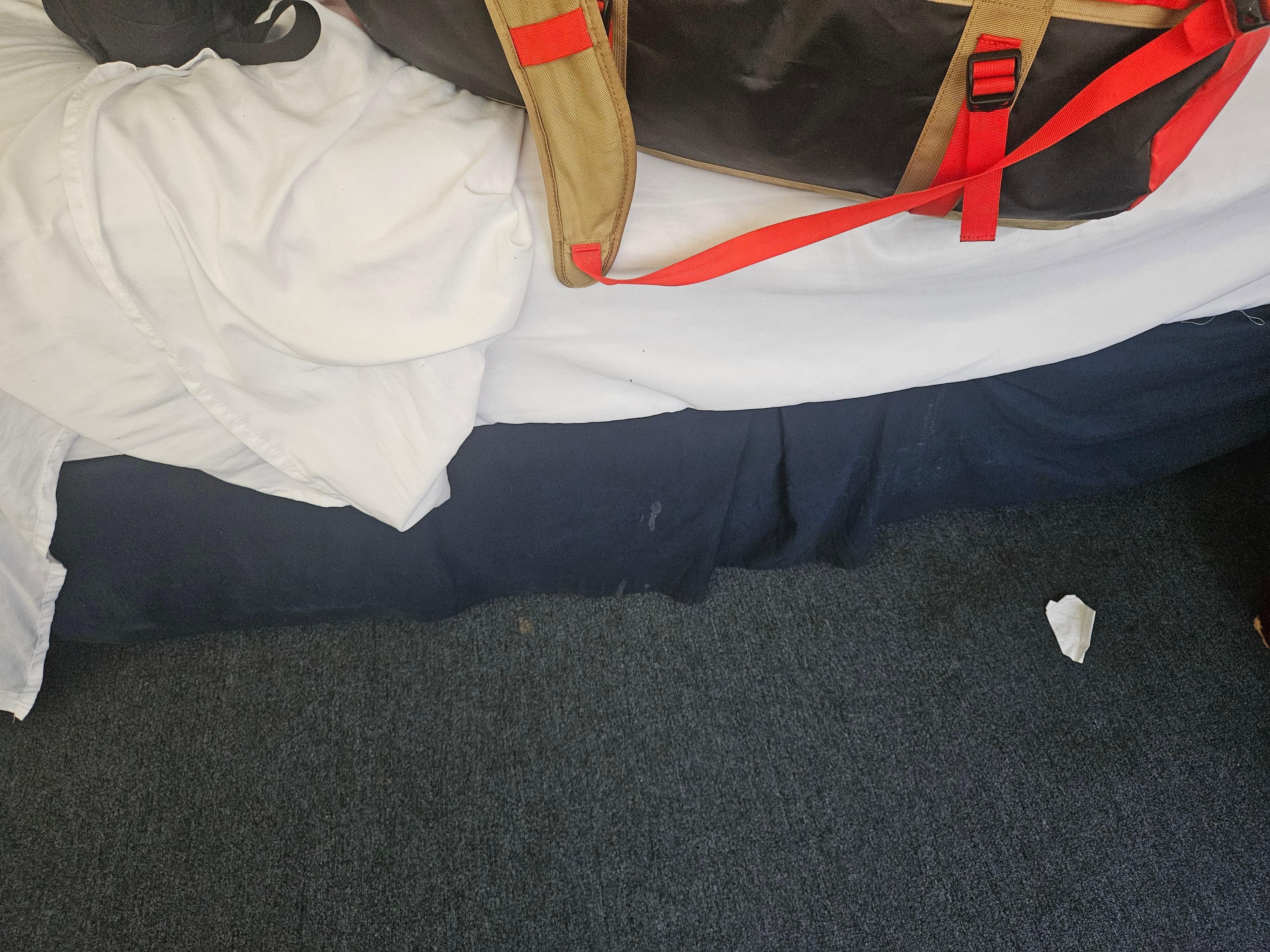 Mysterious white stain on skirt