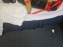 Mysterious white stain on skirt