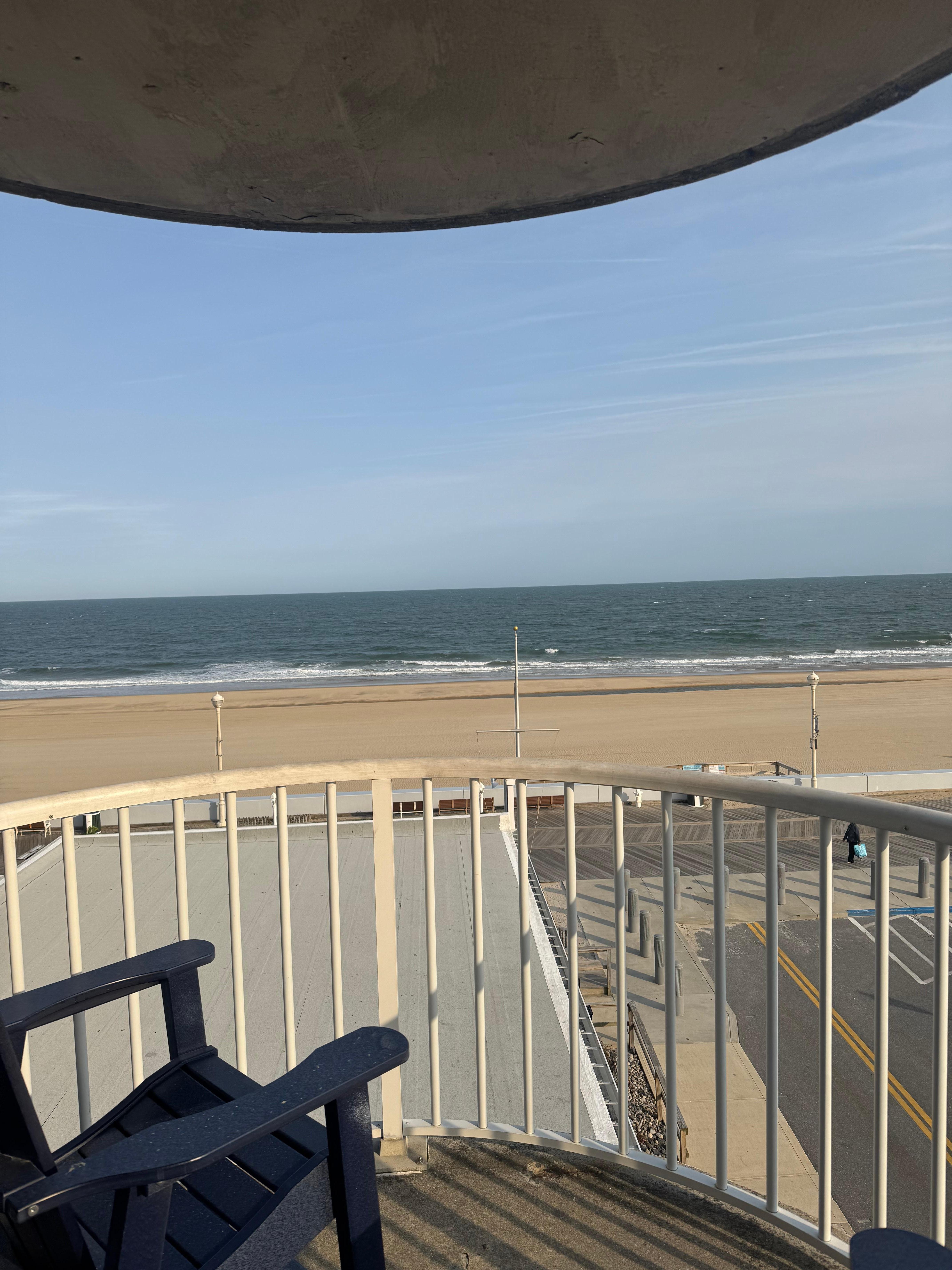 View from one of the corner suites 