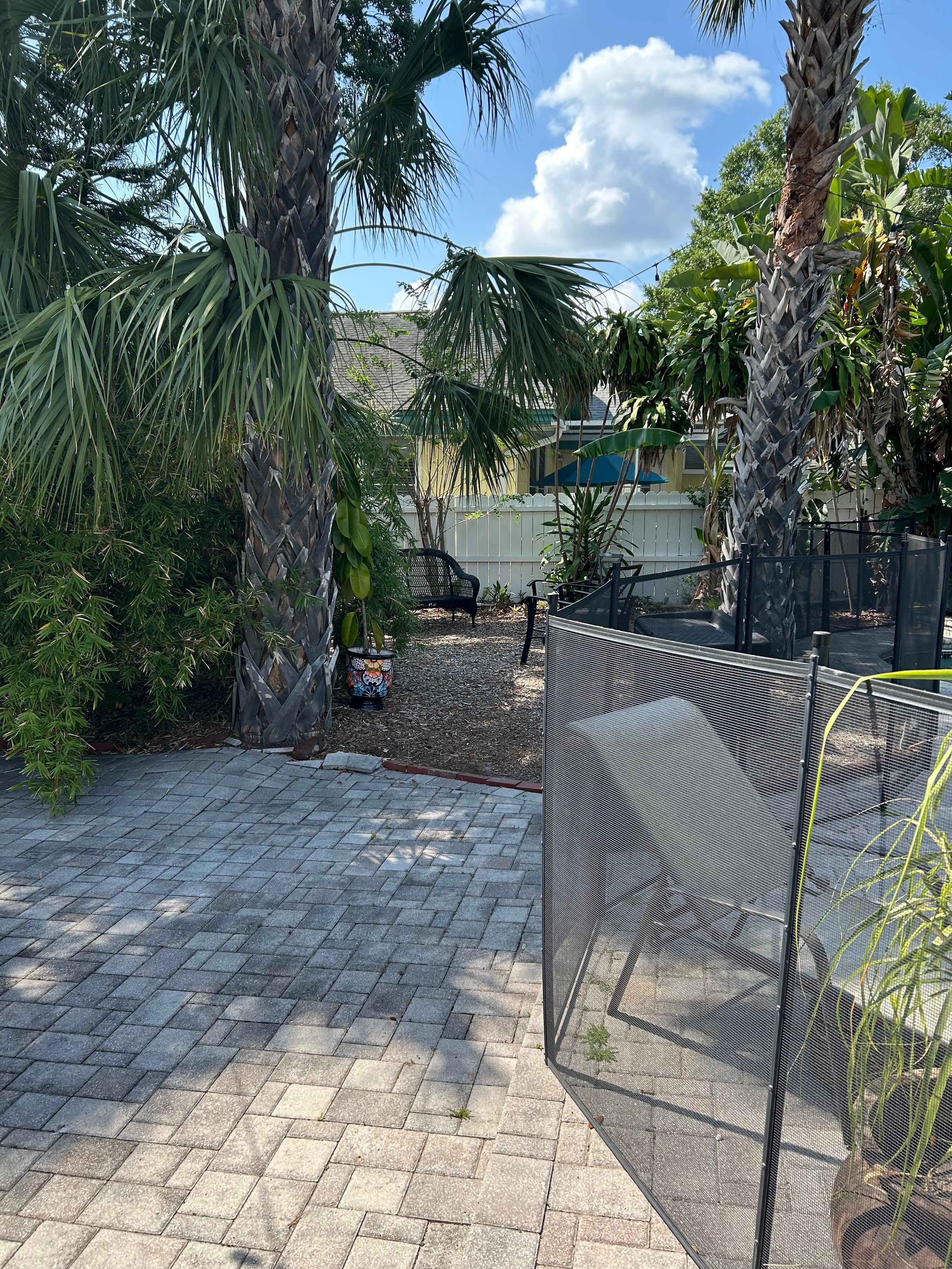Fire pit and sitting area 