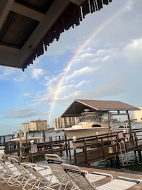 Ended our stay with a rainbow!