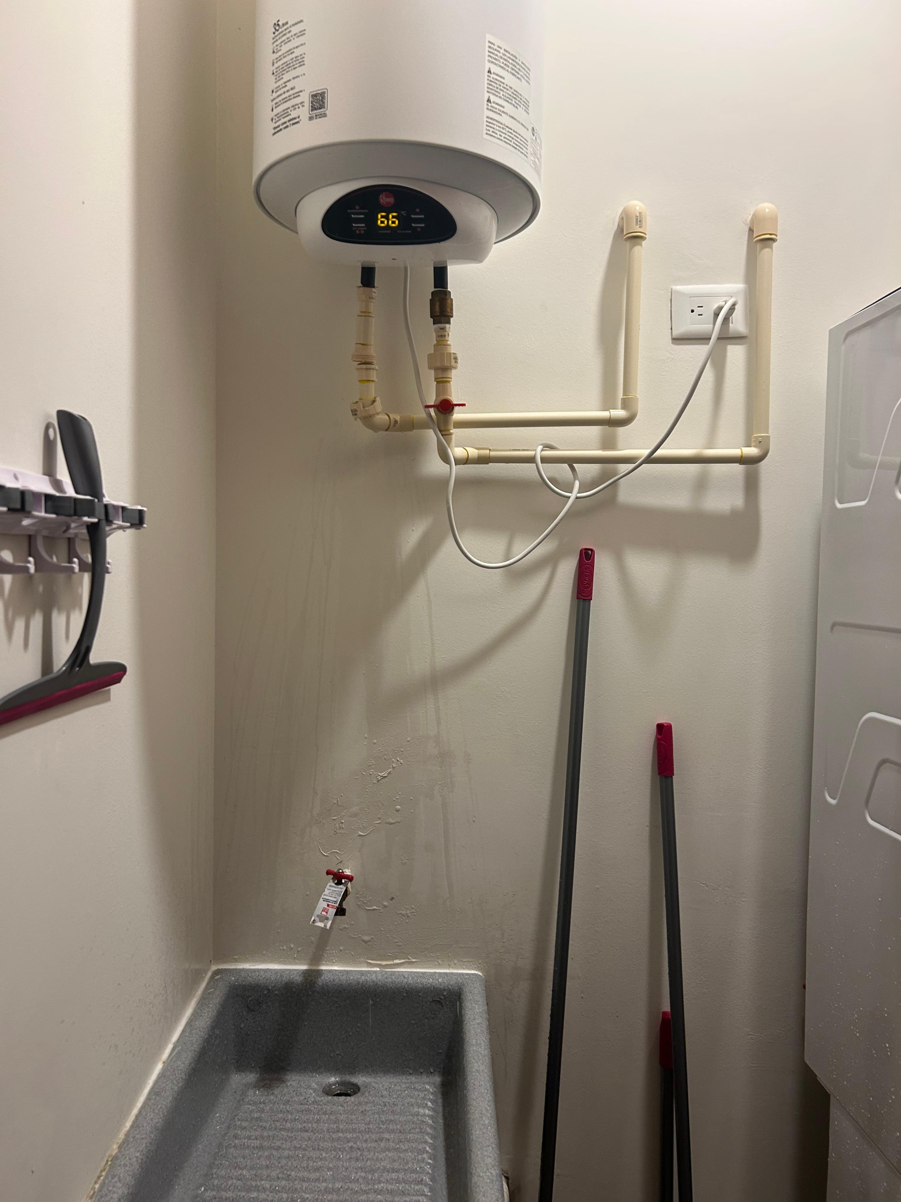 This would have fill the unit with water if I was not here when happened. 
No thanks for shutting off the water value. 15 hour wait for host to return my request to fix. Another 6 hours to get fixed. Multiple excuses, access, permission, key box.