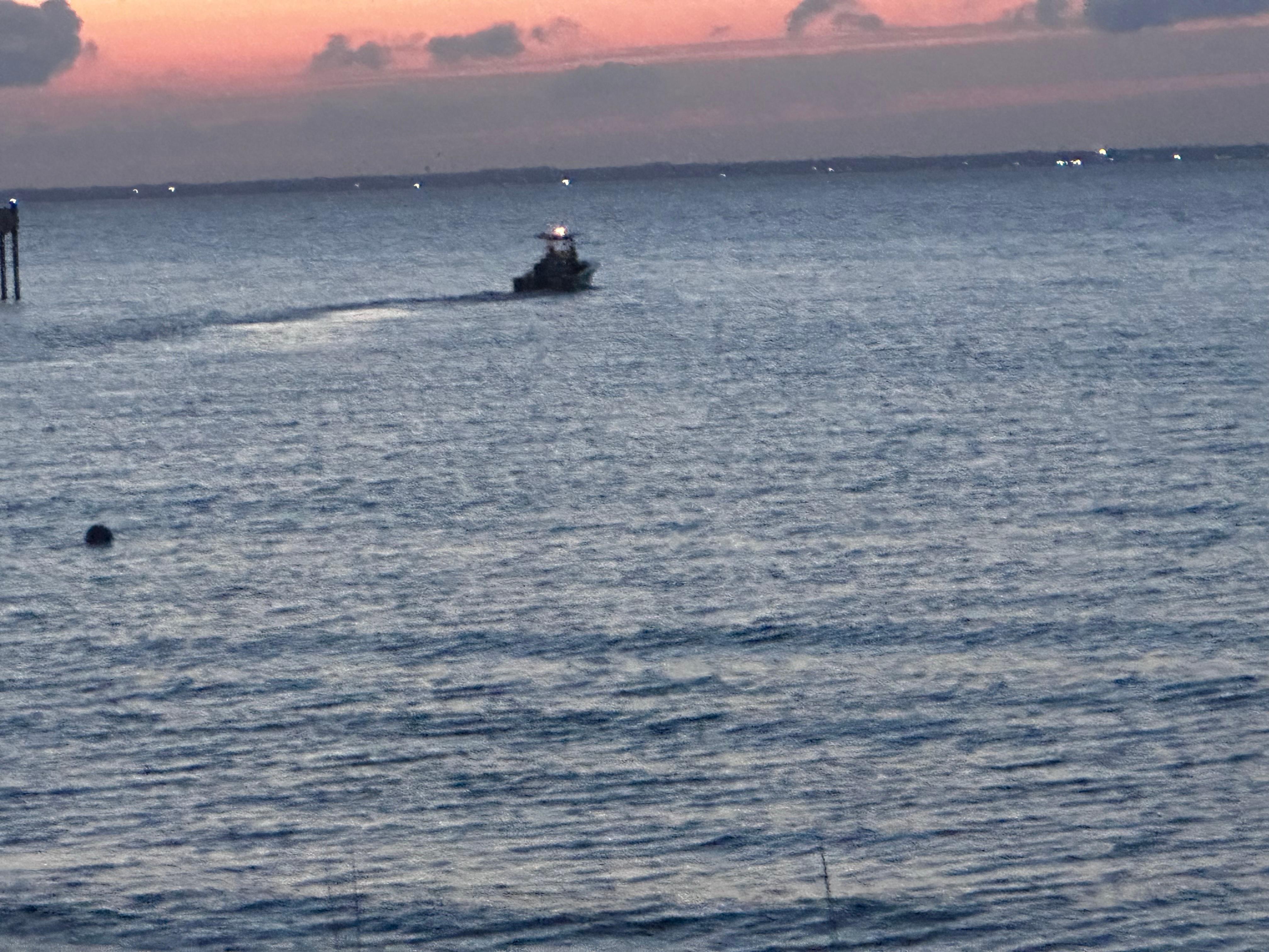 This photo was taken off the back patio.