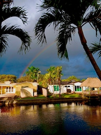 We were given a rainbow out back before we had to leave!