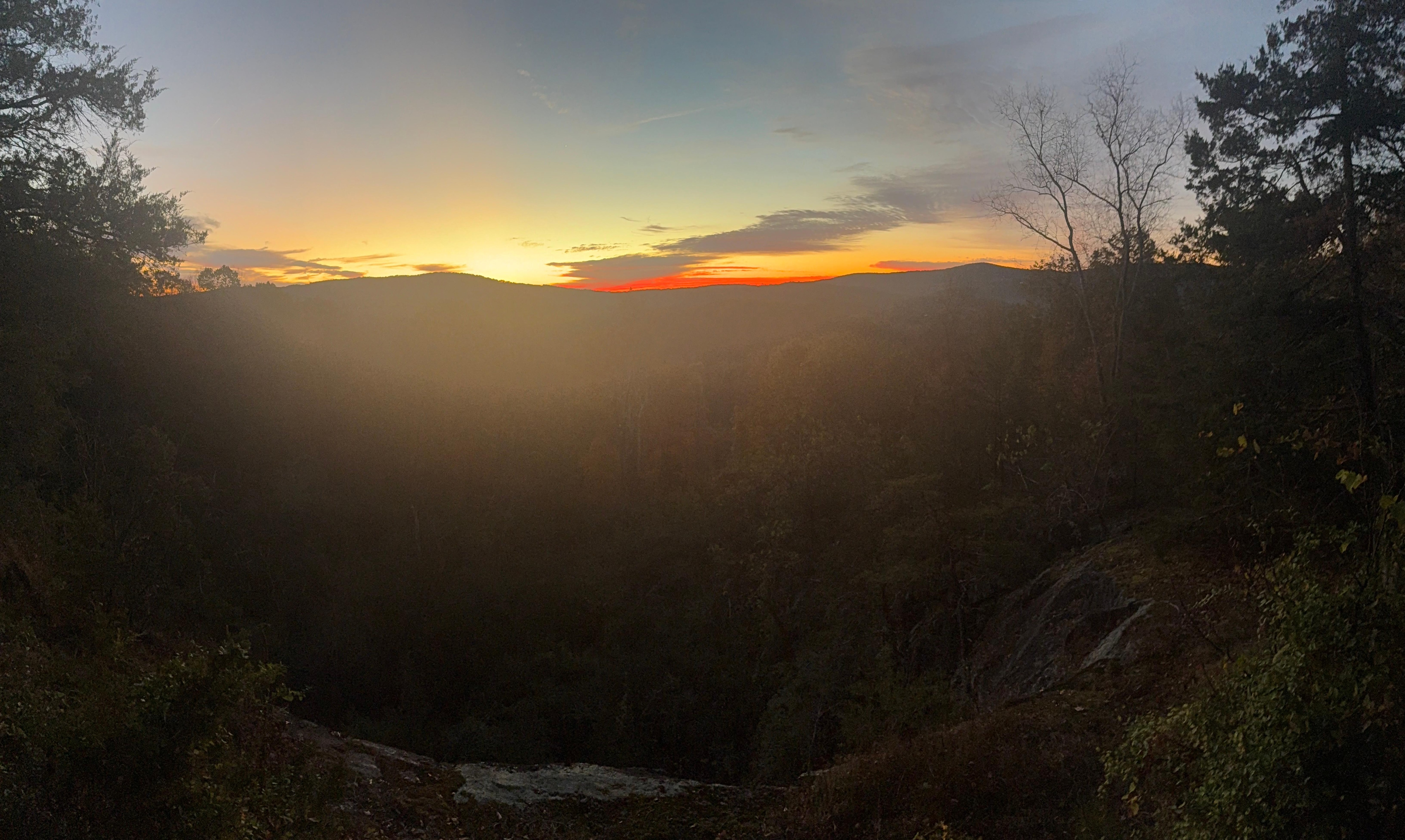 Sunrise from the deck