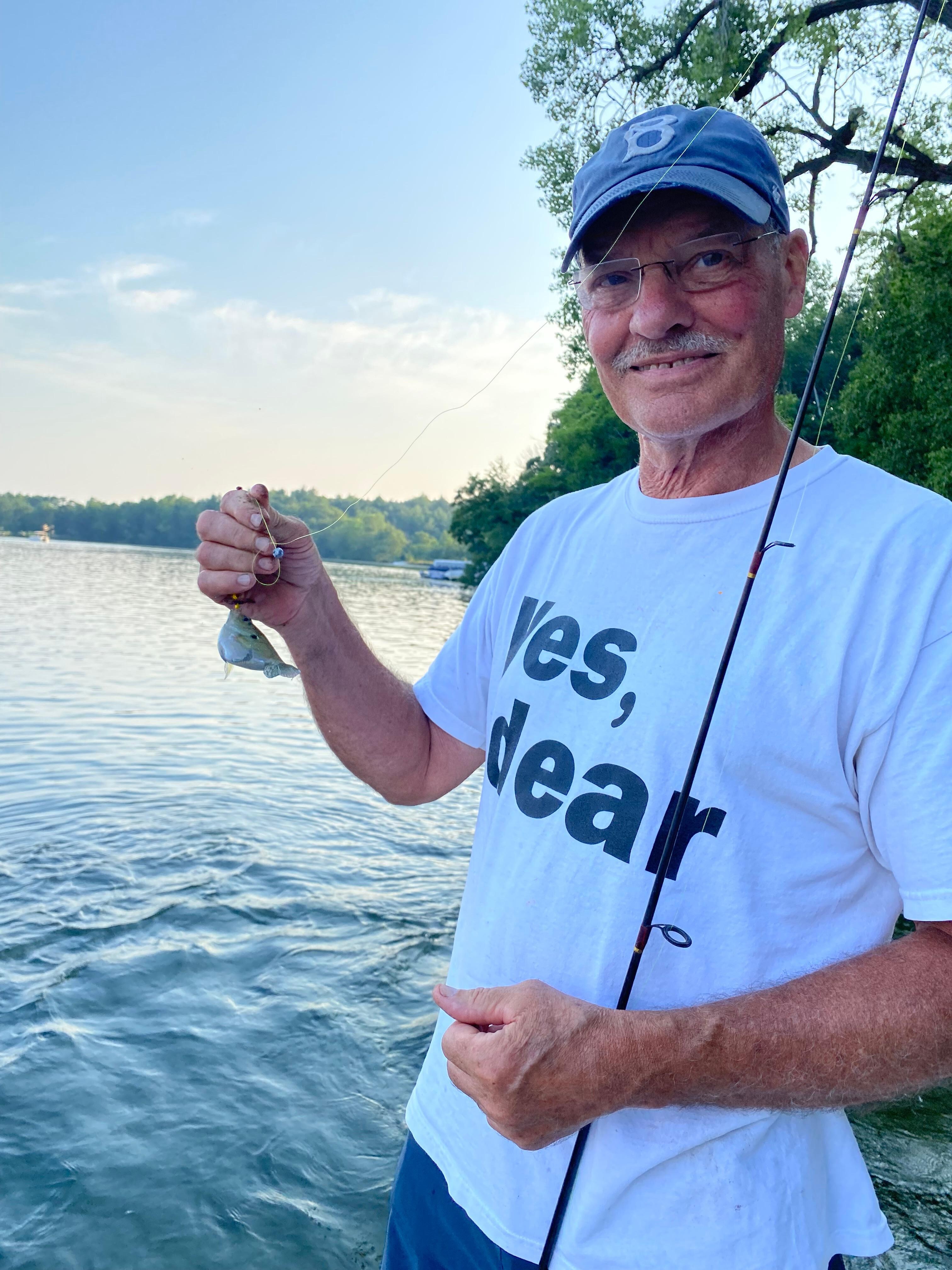 Didn’t catch enough fish for a meal!
