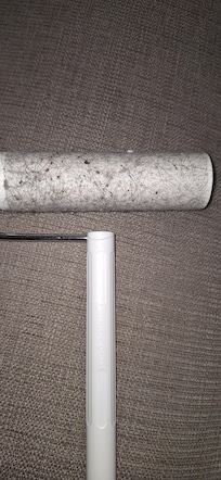 掃除道具を借りて、少し使用しただけで、これだけのゴミがありました。
