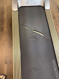 Slashed treadmill