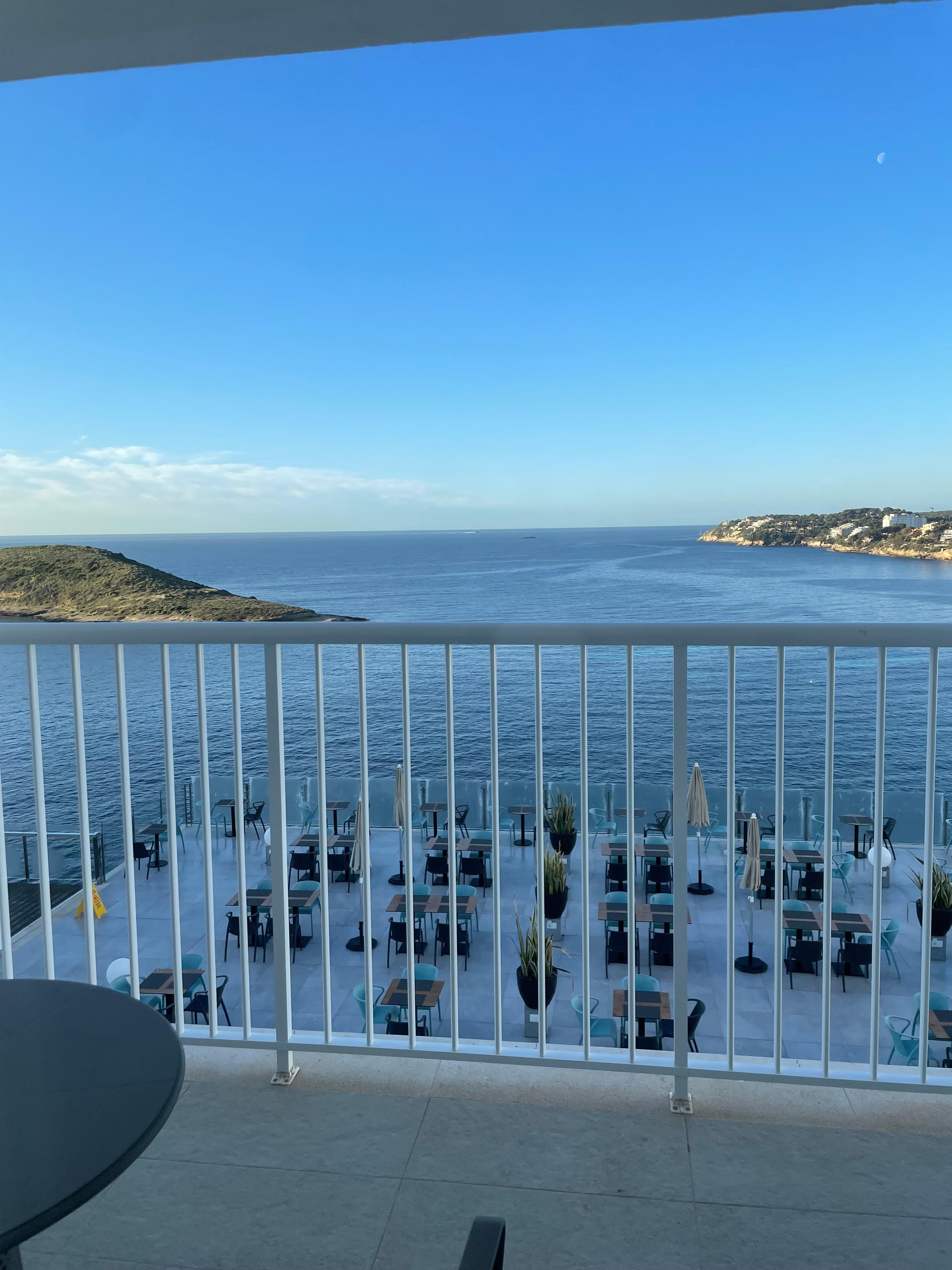 View from our room, what a way to wake up!