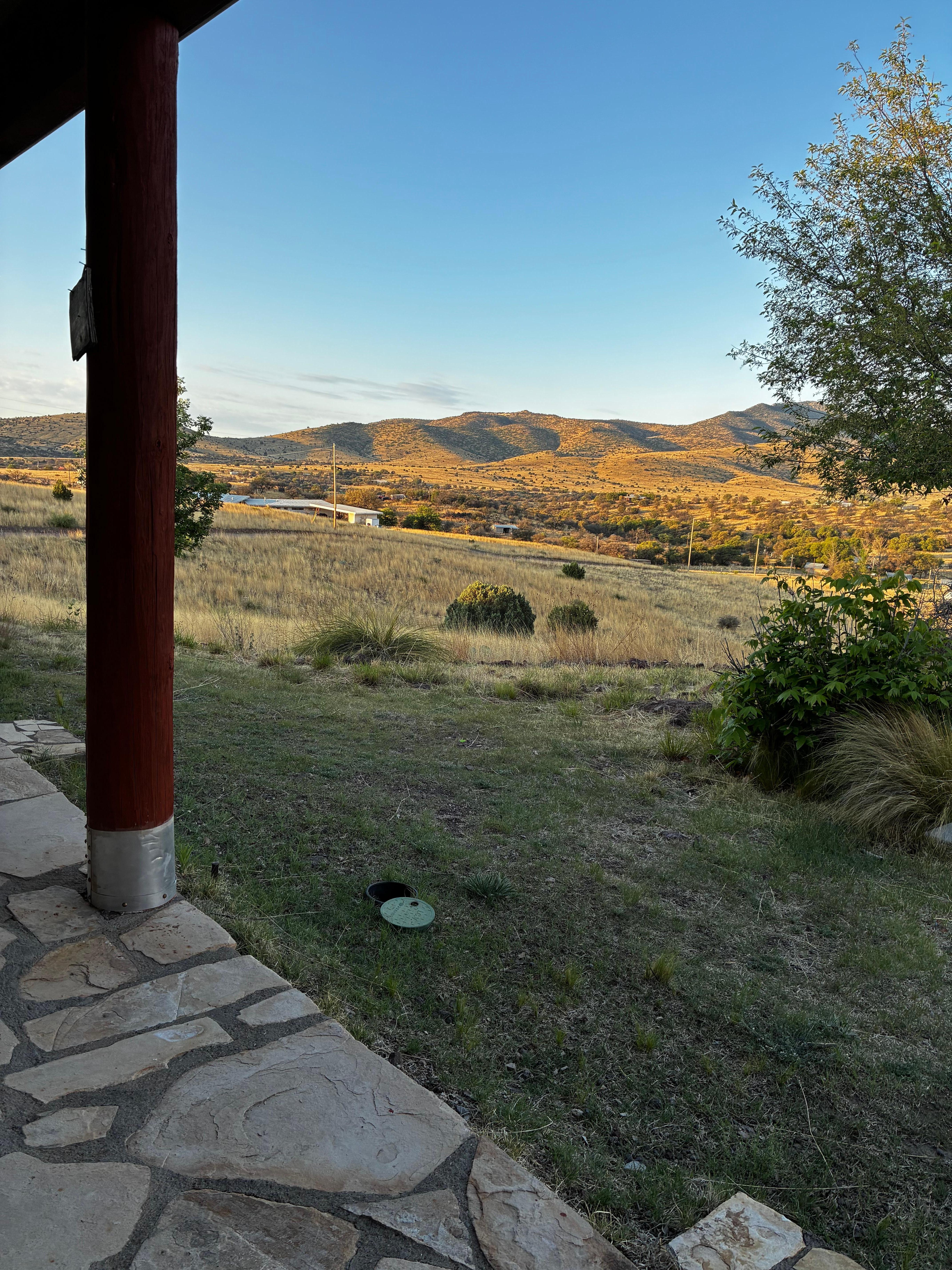 Sunrise from the house 