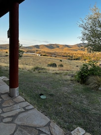 Sunrise from the house
