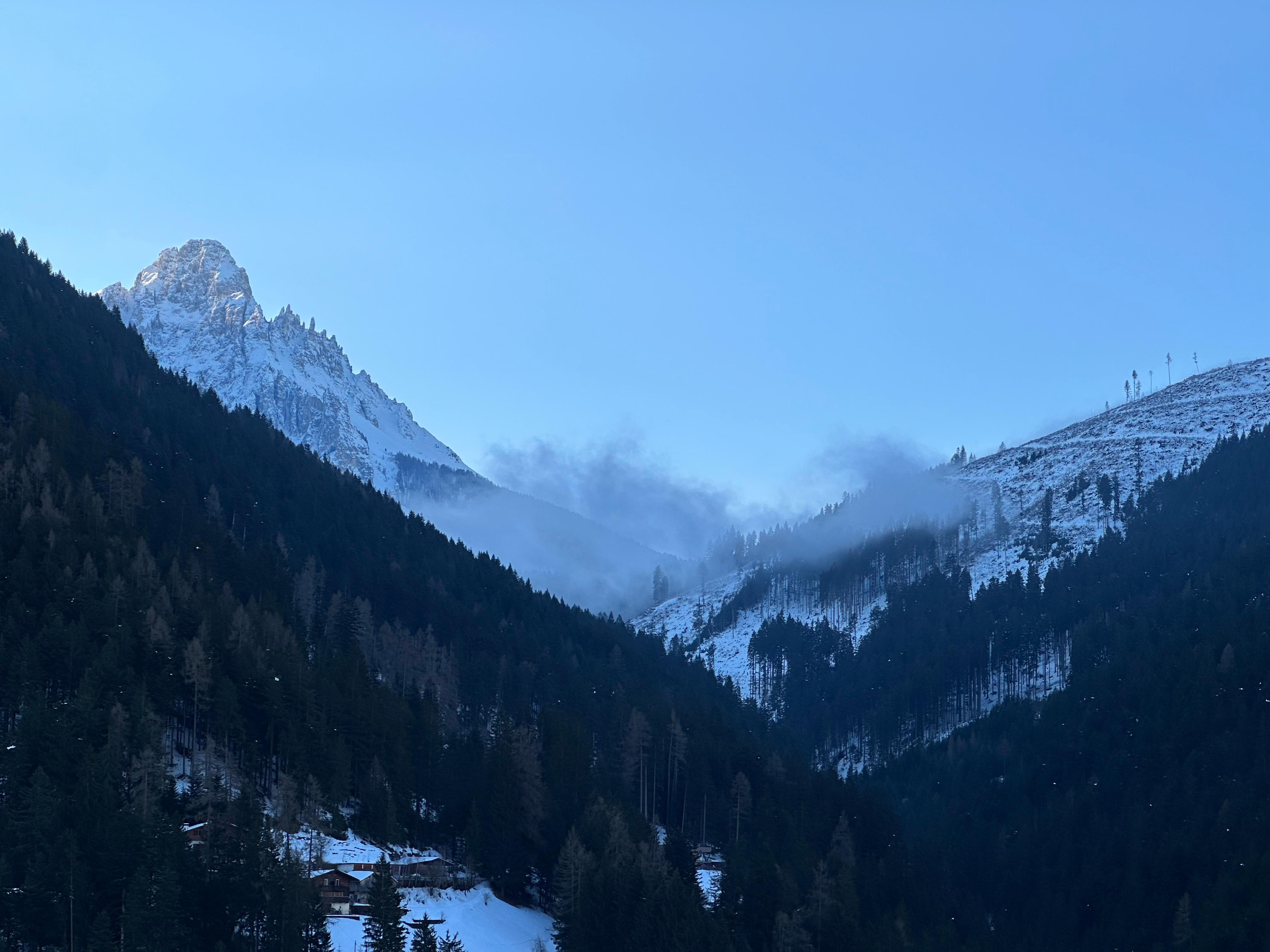 View from the balcony. 