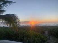 Sunrise from upper deck.