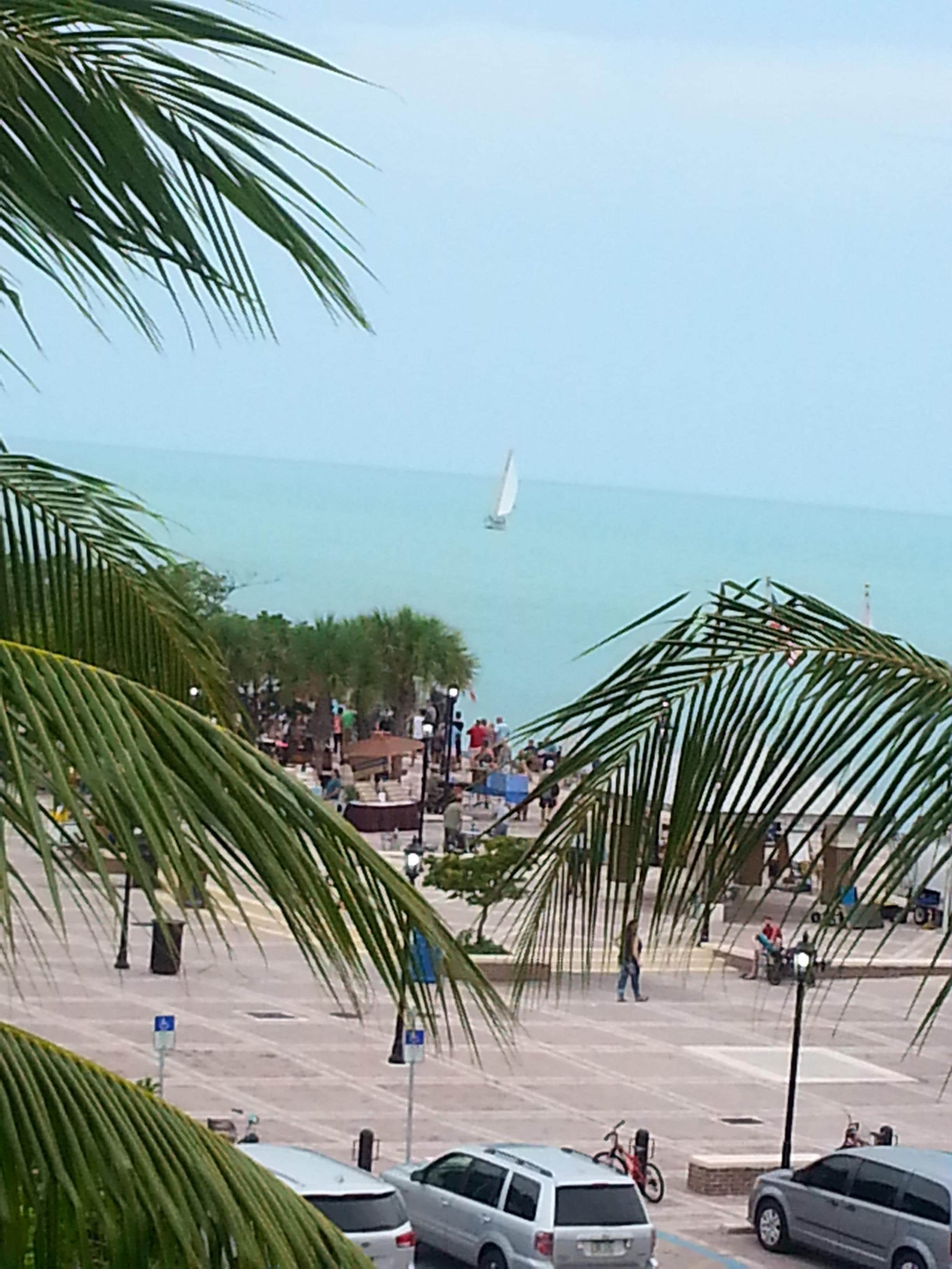 View from balcony, Mallory square side