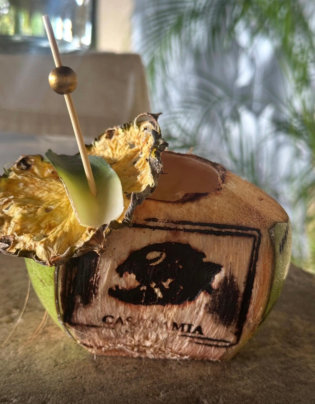 Delicious welcome cocktail 