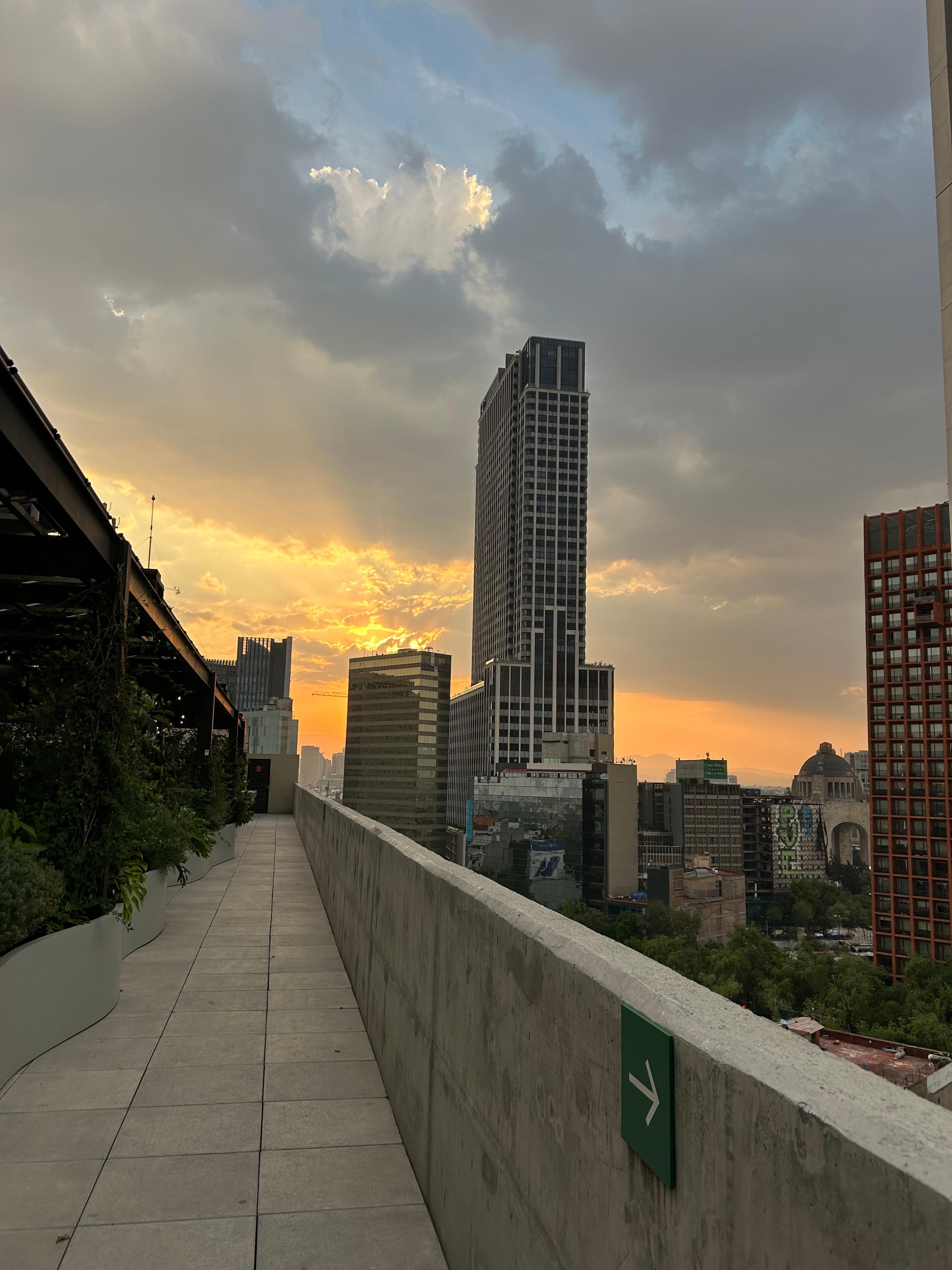 Rooftop view
