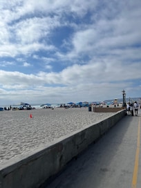 Steps from the beach