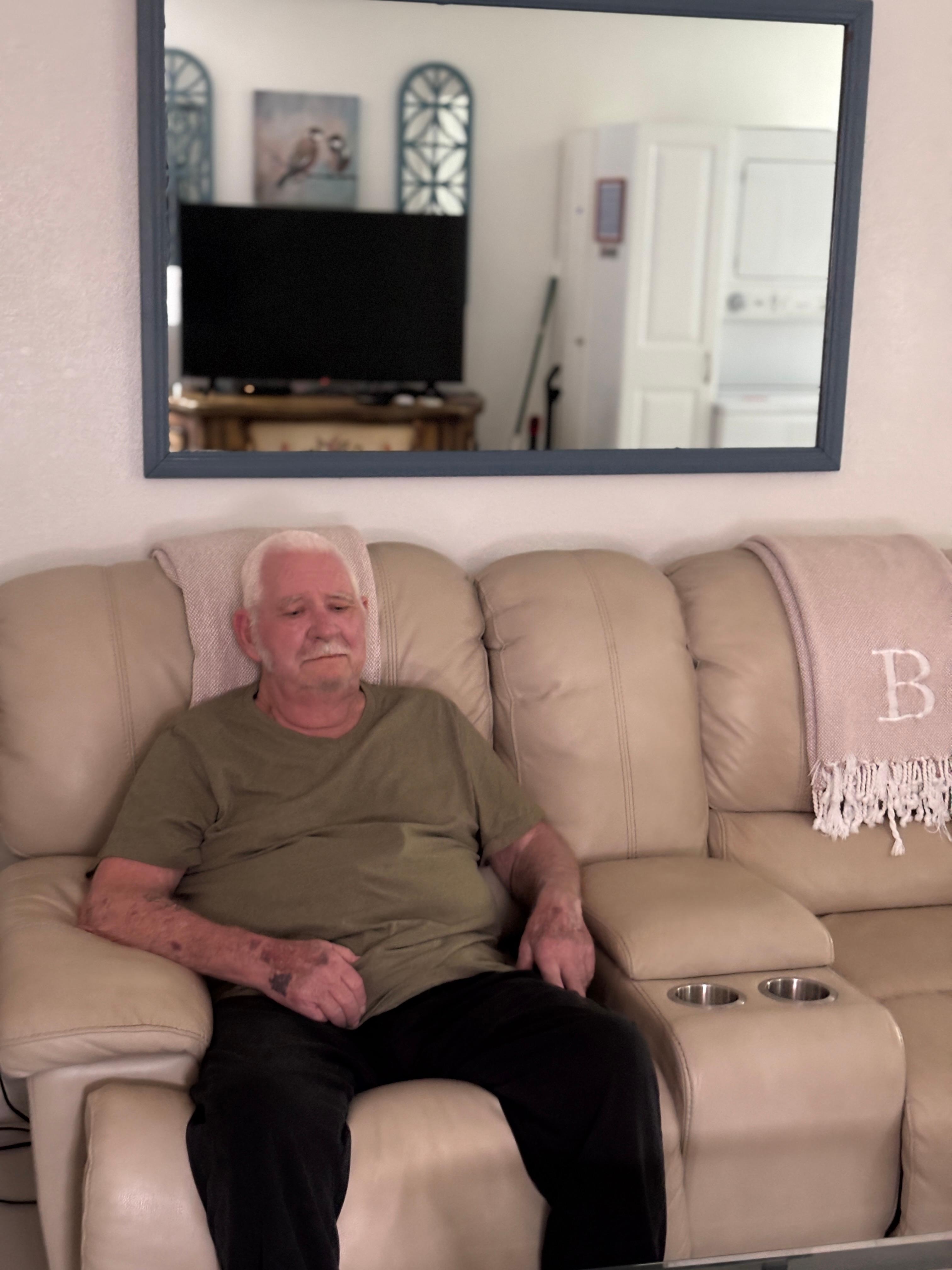 A double recliner.  Most comfortable.