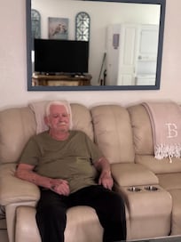 A double recliner. Most comfortable.