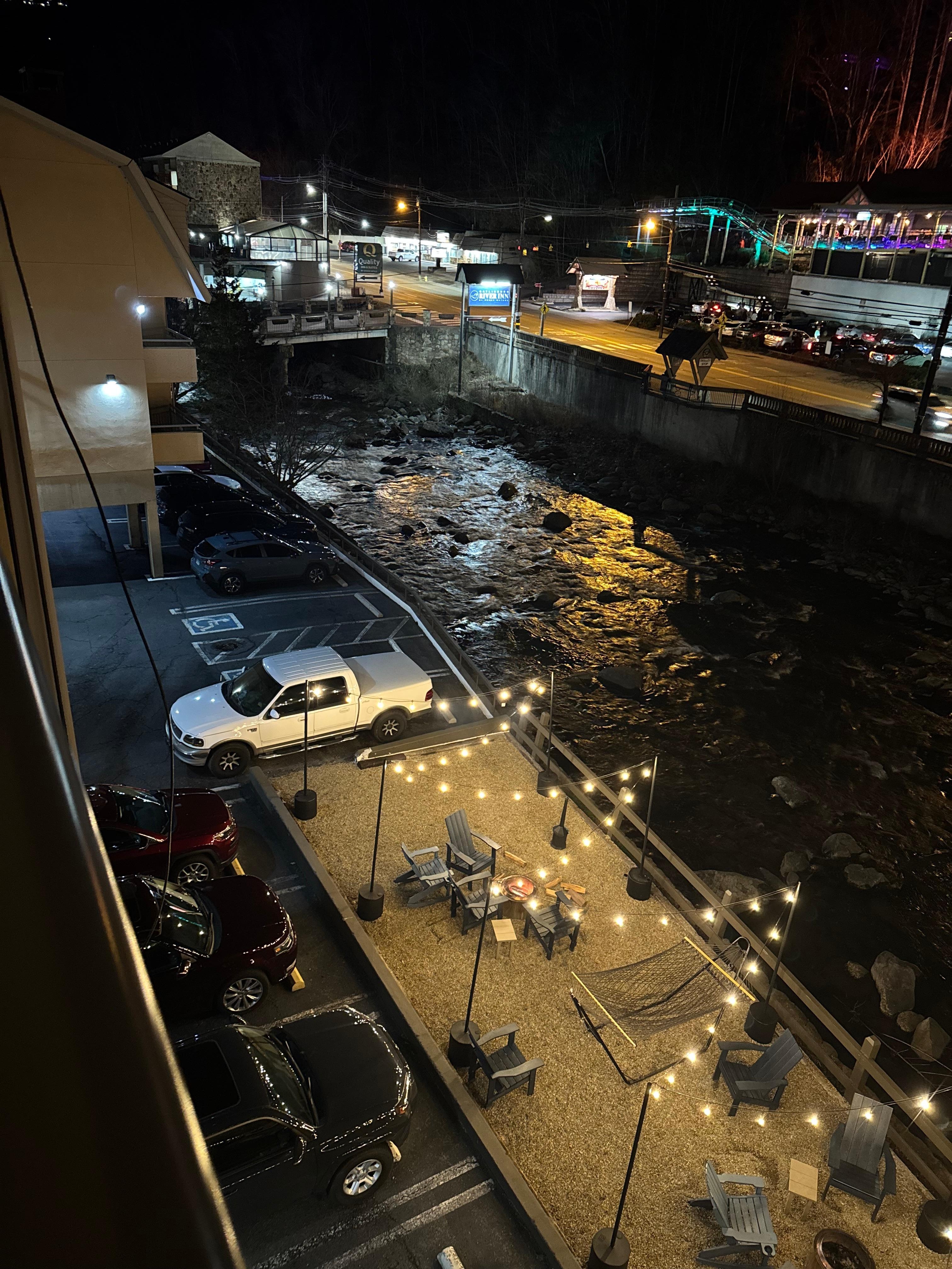 Balcony view outside from 4th floor