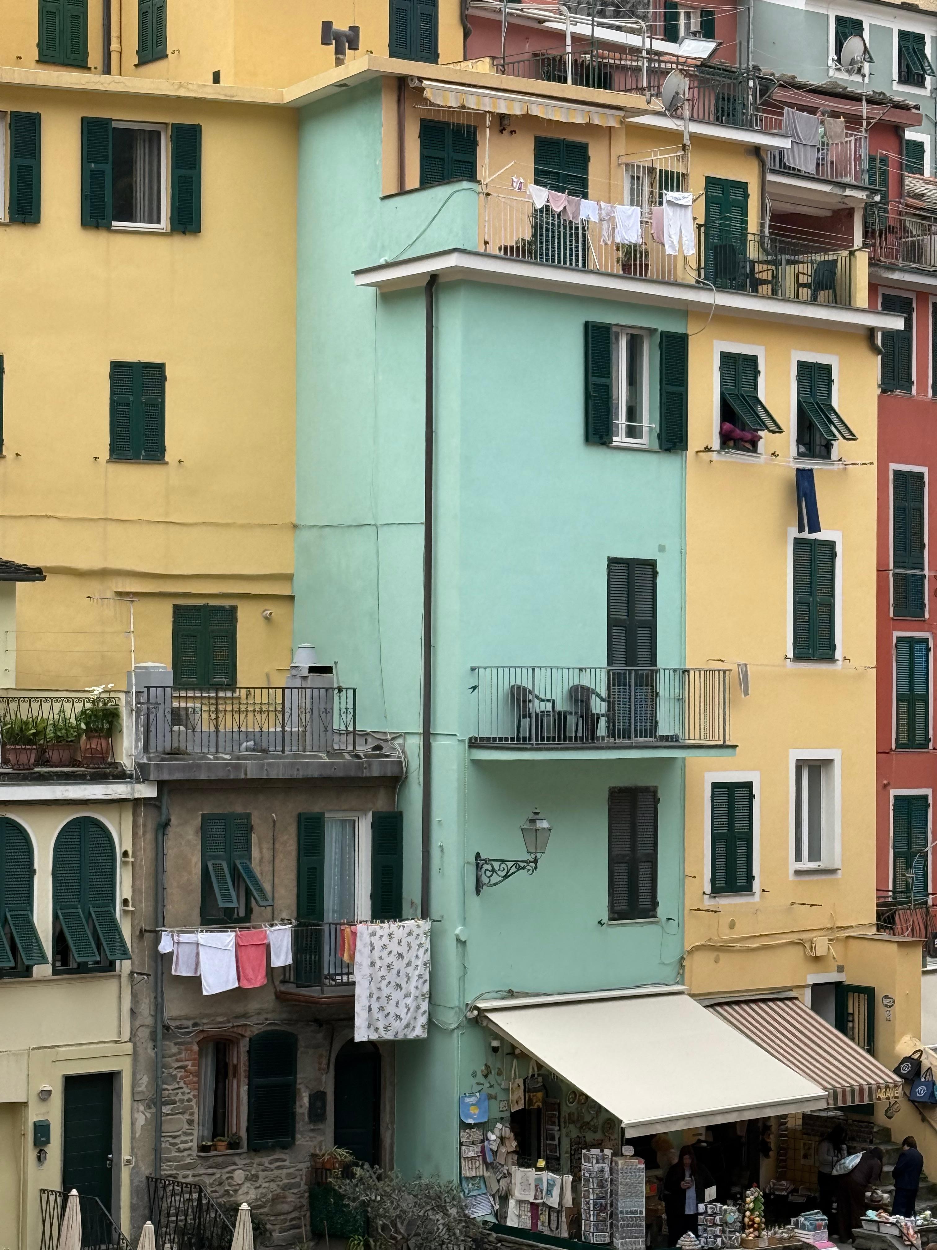 View from the train station 