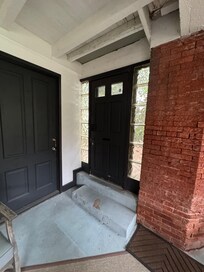 Inside of the access door
