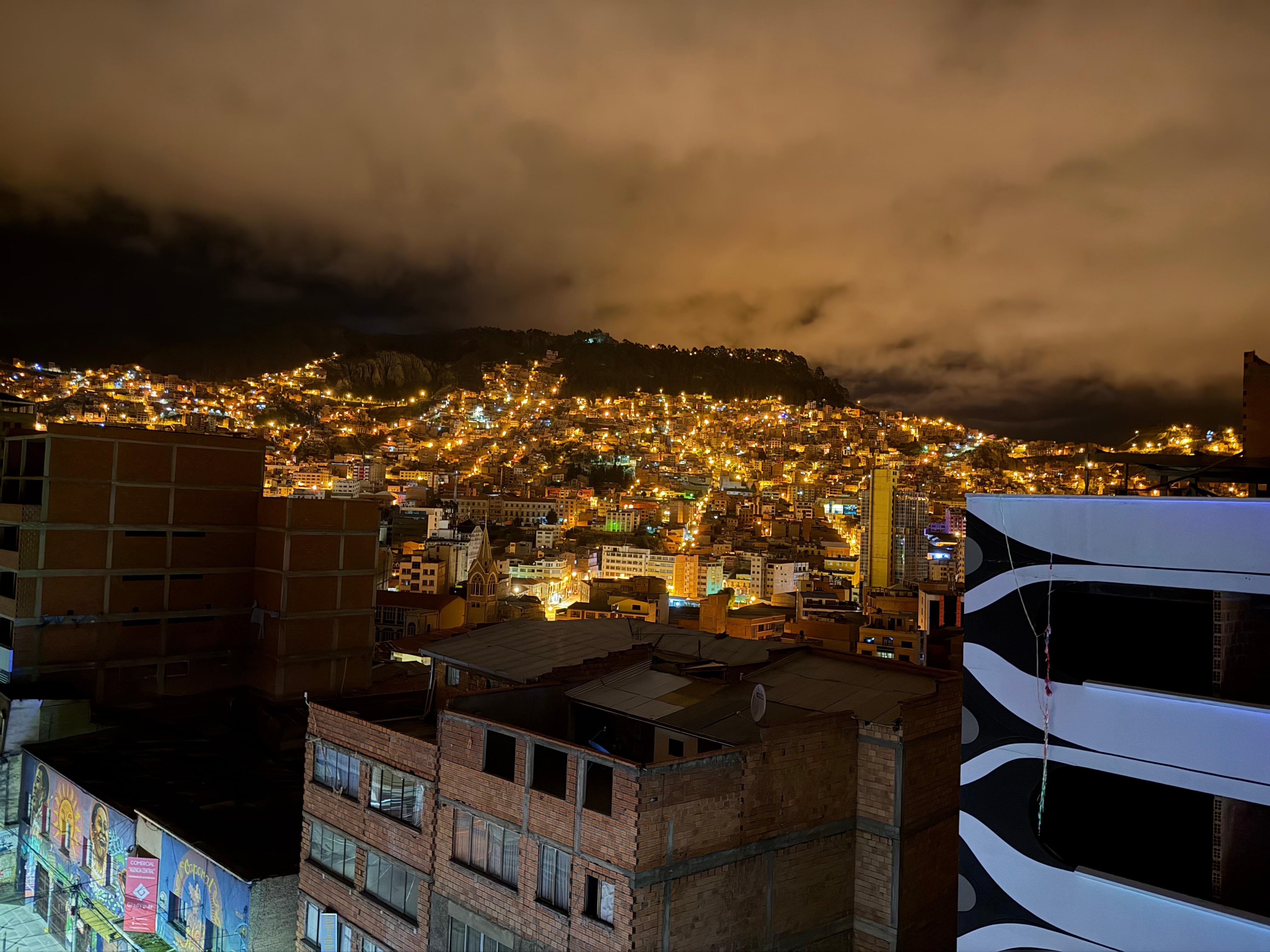 View of the city from city view room