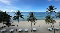 The view from the patio of our suite